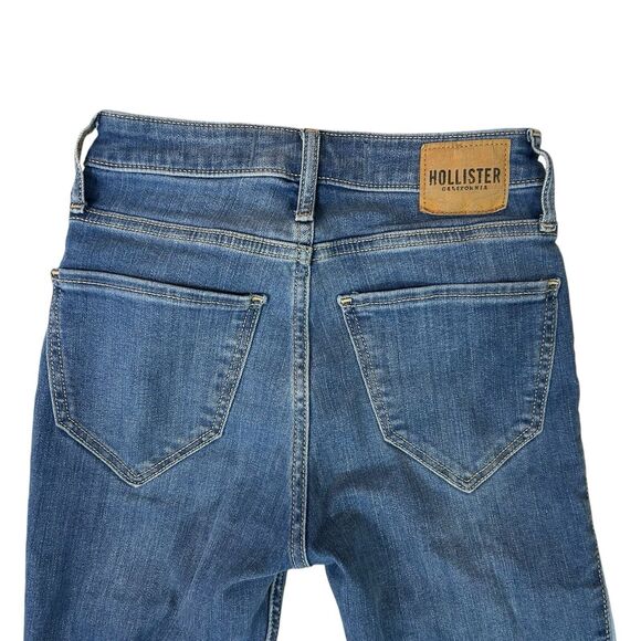 Hollister High Rise Vintage Flare Hollister Denim Jeans Patchwork 0R W24/L32 - Picture 7 of 13